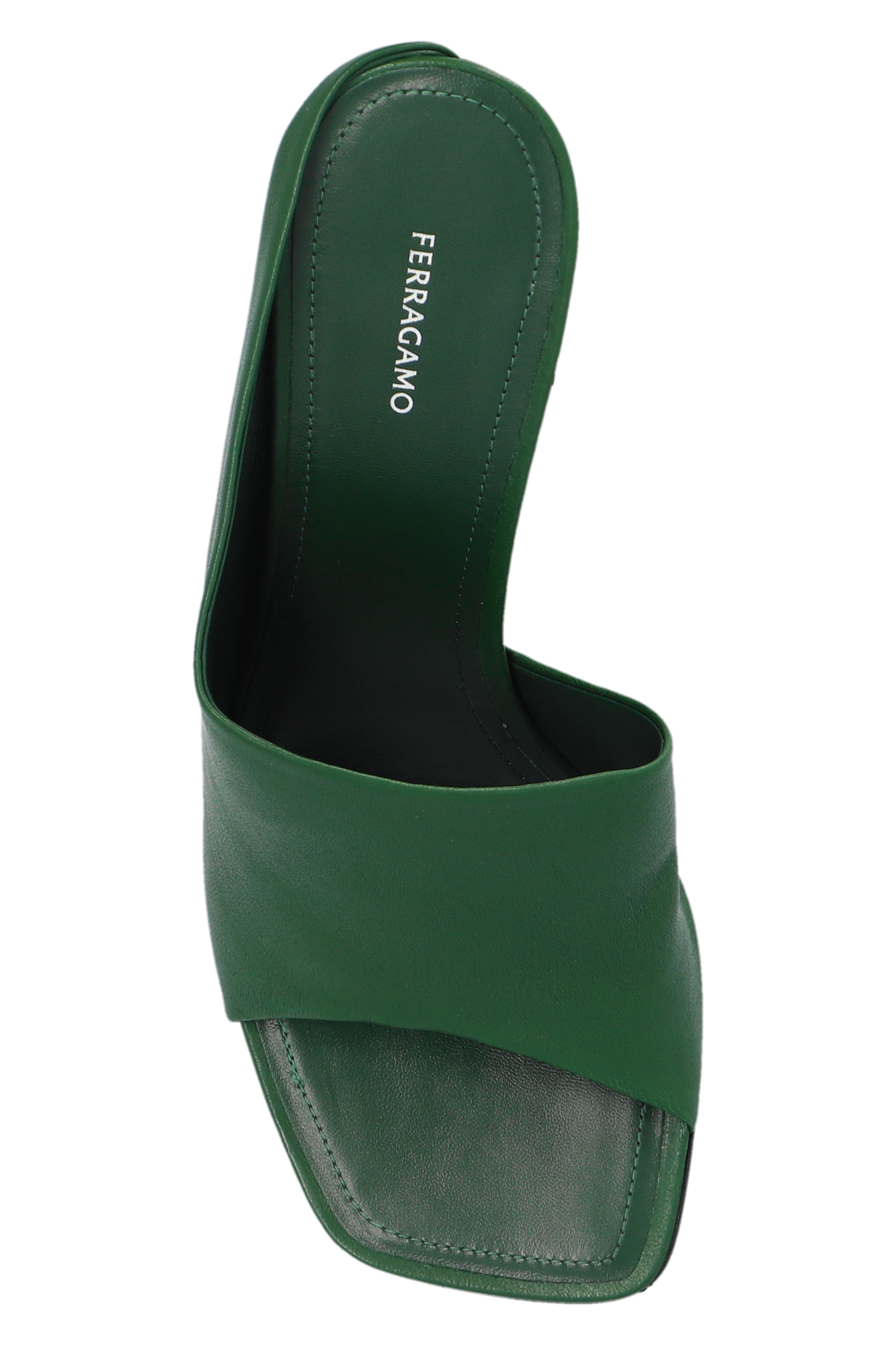 Green Nymphe Heeled Slippers FERRAGAMO Vitkac Spain